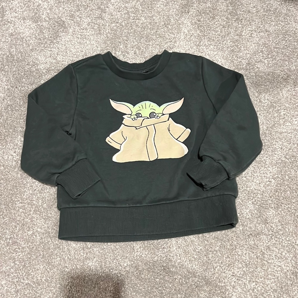 Baby Yoda Sweater 2T